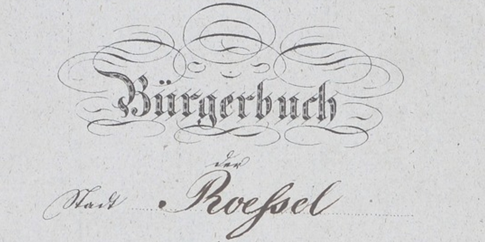 Das Bürgerbuch der Kreisstadt Rössel